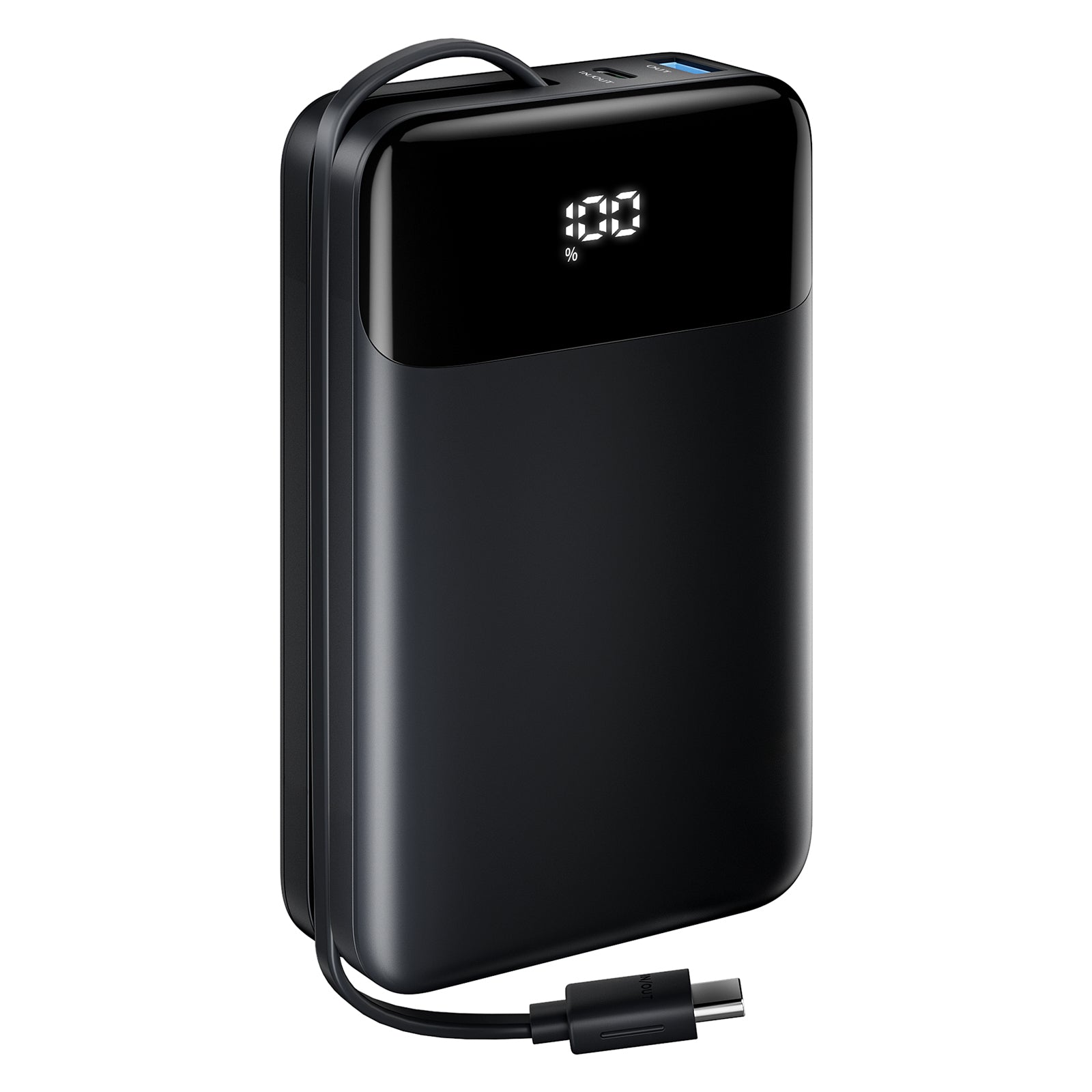 Power Bank,20000mAh 22.5W High-Speed Portable Phone Charger with Built-in USB-C Cable,PD 3.0+QC 3.0 Batterry Pack Compatible with iPhone 16/15/14 Series,Android,Switch,iPad,and More.