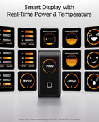 wegear 70W Charger (3-Port, Smart Display)