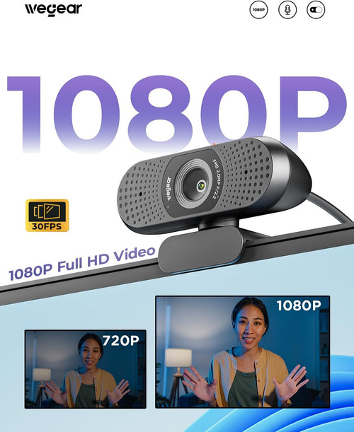 wegear Full HD 1080p Webcam