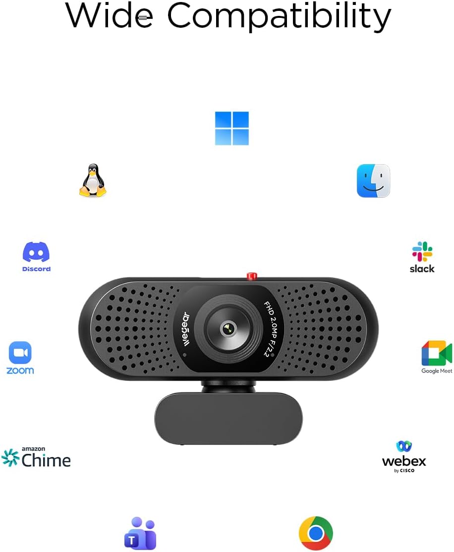 wegear Full HD 1080p Webcam