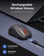 wegear WL500 Rechargeable Silent Mouse