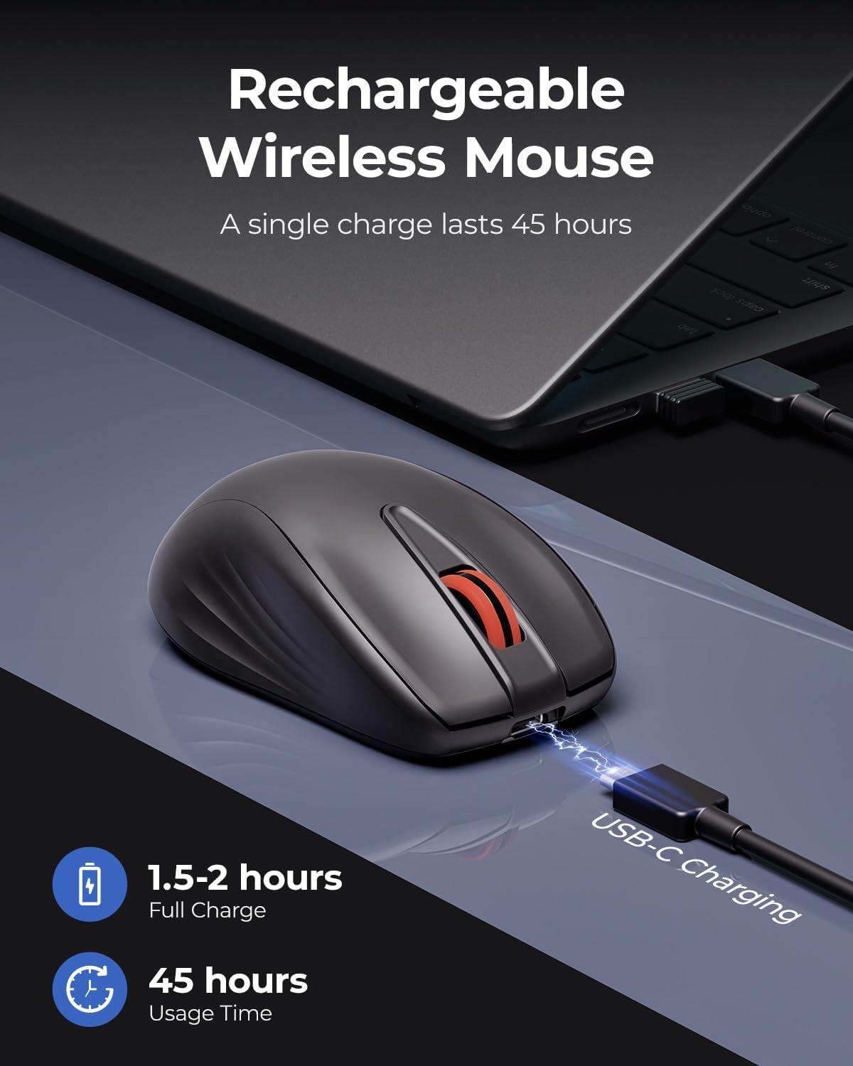 wegear WL500 Rechargeable Silent Mouse