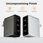wegear 100W GaN 3-Port Slim Foldable Fast USB C Charger Block