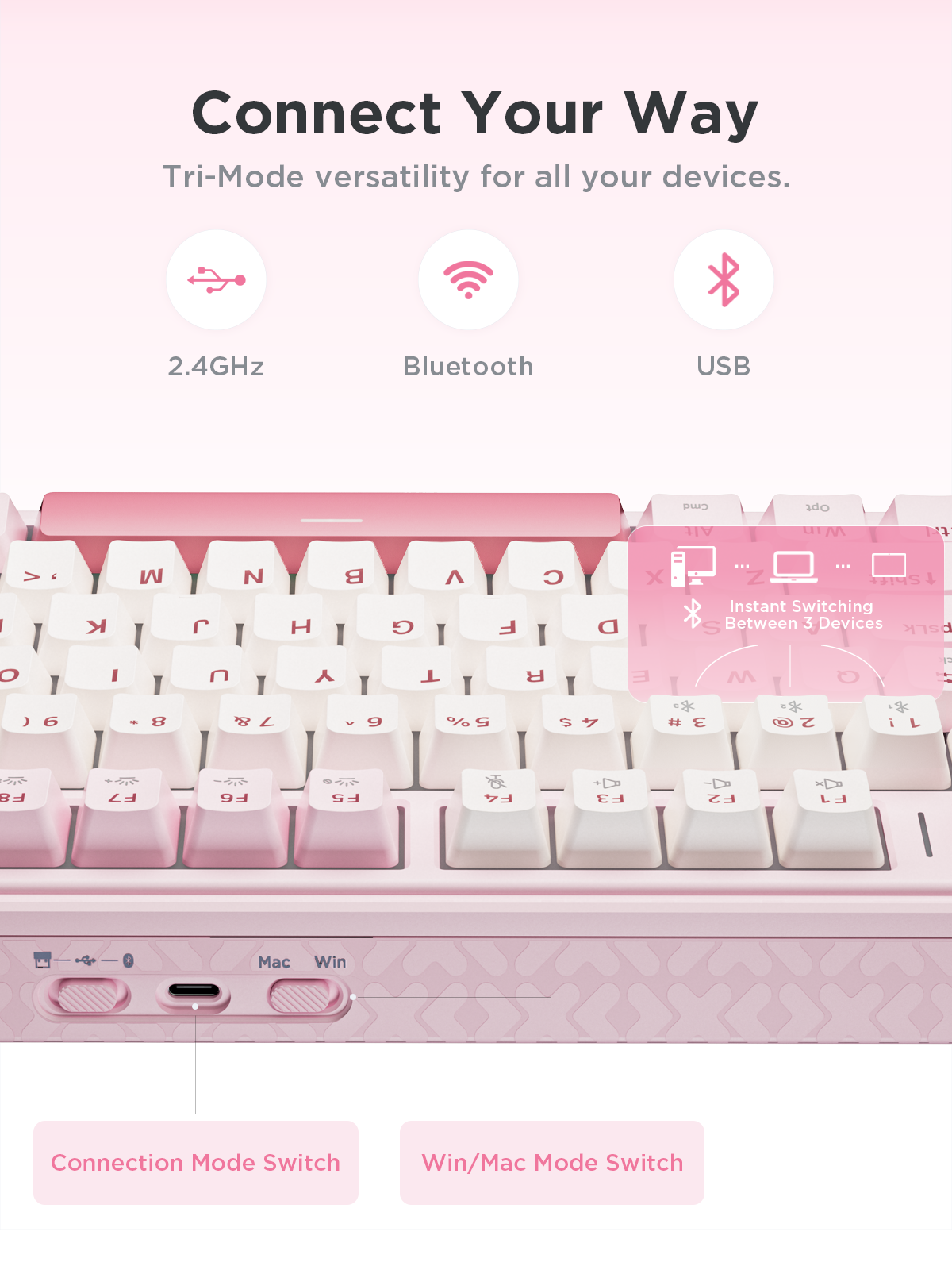 wegear BLITZ B79 Wireless Mechanical Keyboard