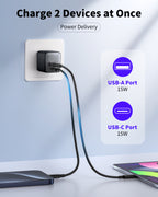 wegear PA2 30W Dual-Port GaN Nano Adapter