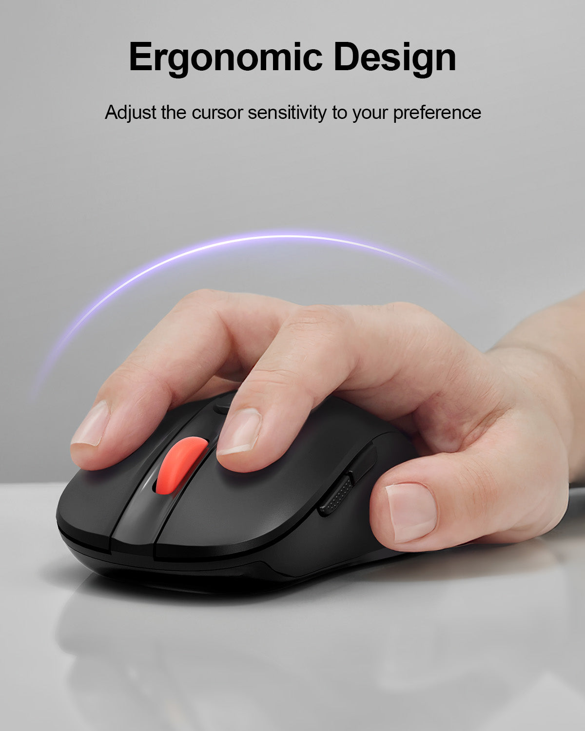 NGS MOUSE WIRELESS 2.4 GHZ,CON ROTELLA, SILENZIOSO, USB NANO, ROSA | Leroy Merlin - Foto 6