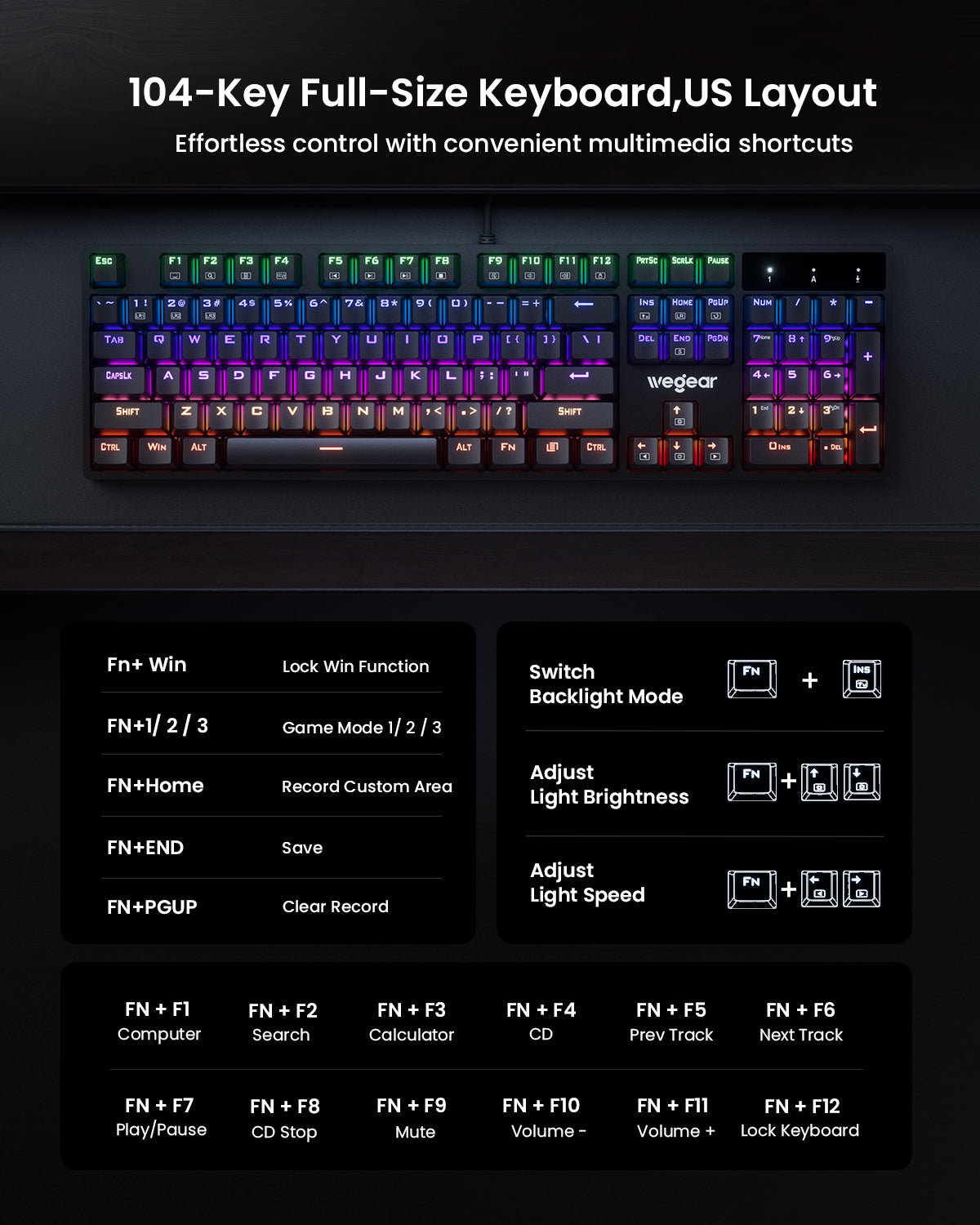 wegear GK1 Mechanical Keyboard