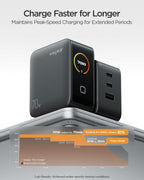 wegear 70W Charger (3-Port, Smart Display)
